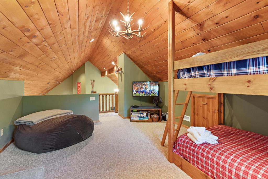 Lucky Bear Cabin Banner Elk Bagian luar foto