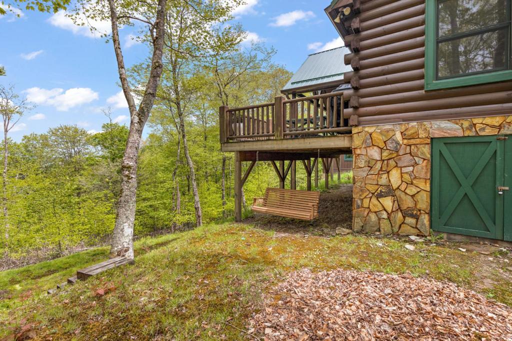 Lucky Bear Cabin Banner Elk Bagian luar foto